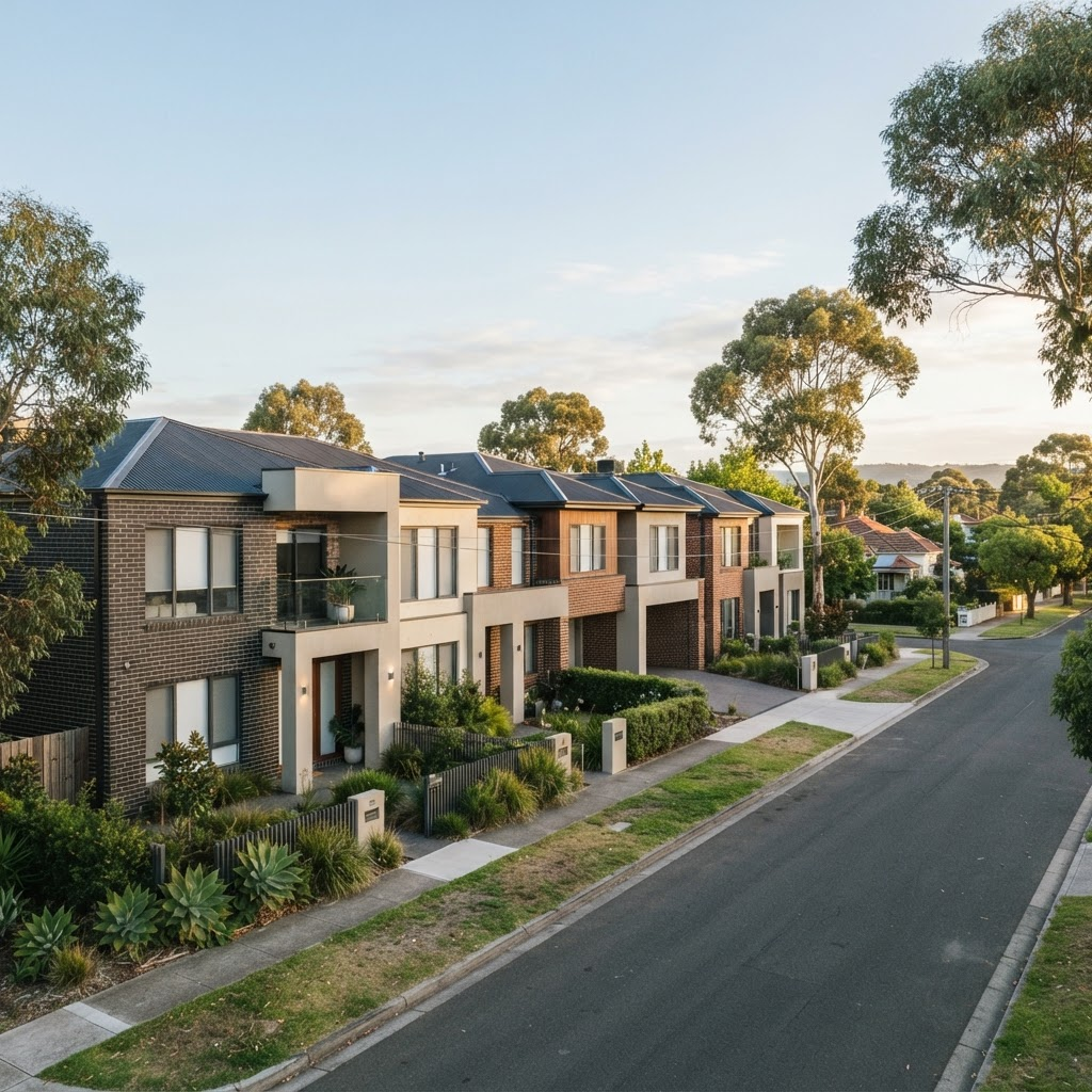 Modern townhouse Owners Corporation community in Victoria